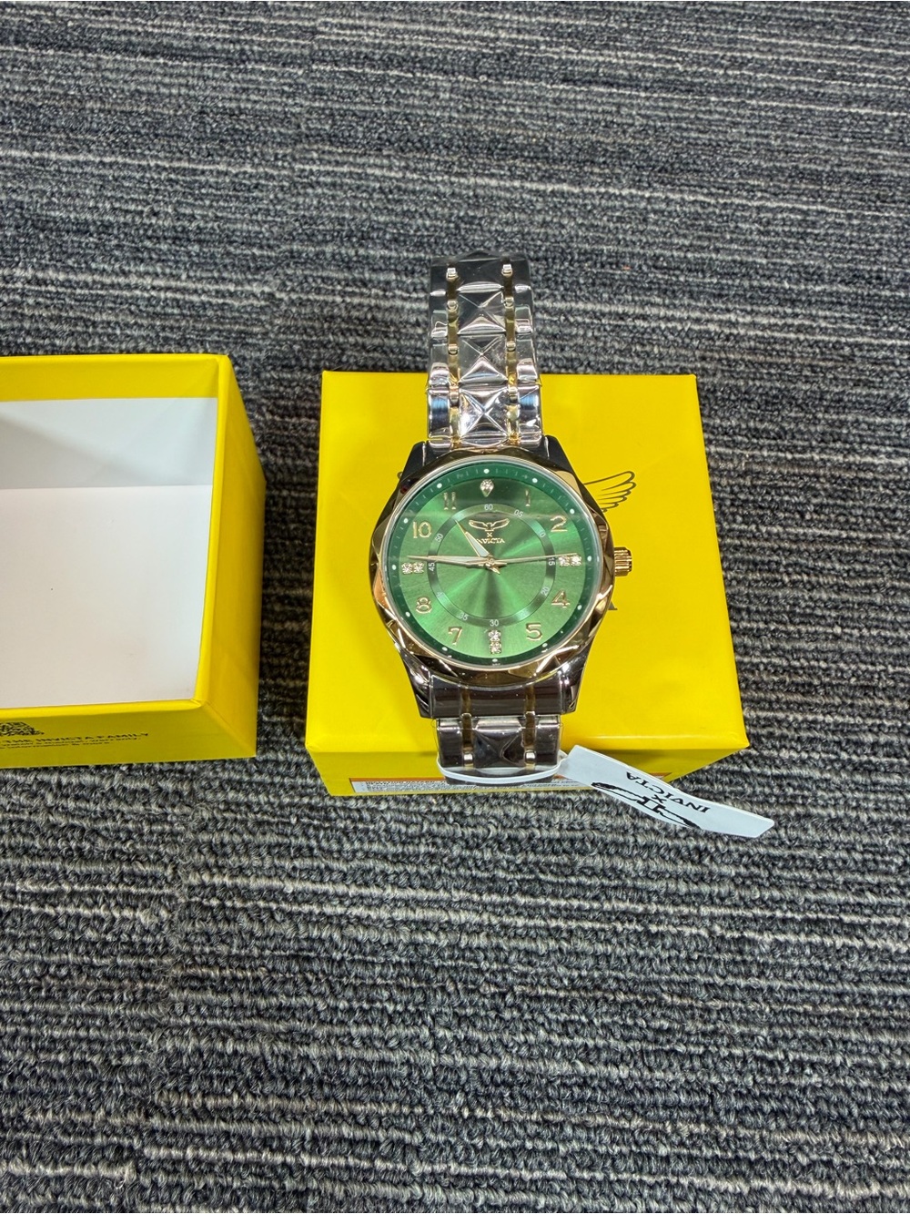 Invicta Specialty I by Invicta 41mm Mens Green Dial Watch with Gold Accent 69025 - Picture 7 of 12